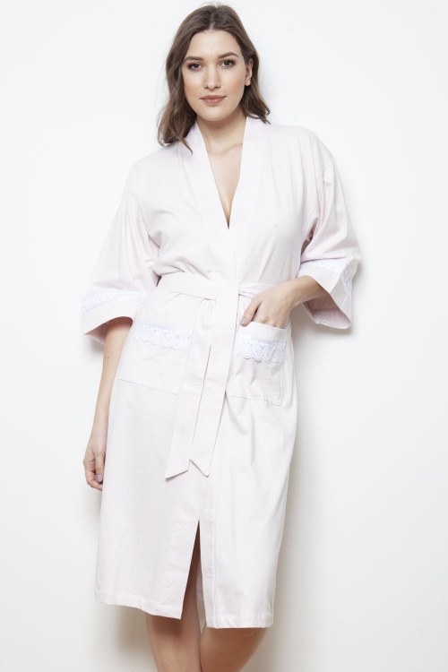 Wanda Mercerised Jersey Kimono Wrap